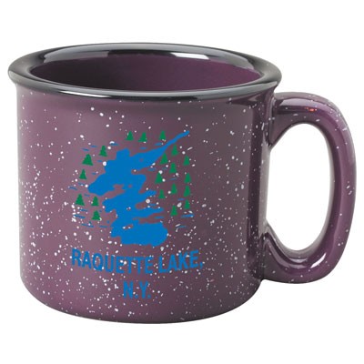 15 Oz. Plum Purple Western Stoneware Coffee Mug