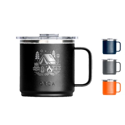 16 Oz. ORCA® Camper Stainless Steel Mug w/Handle