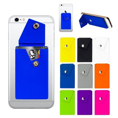 Silicone Phone Wallet with Stand