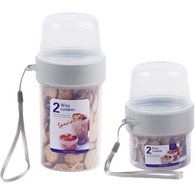 Double Layer Compartment Portable Cereal Cup