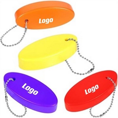 Foam Floating Keychain Oval Float