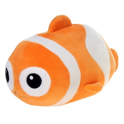 8" Squishy Clown Fish Stuffed Animal