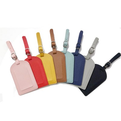 PU Luggage Tag With Name ID Card