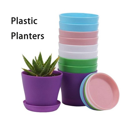 Plastic Planters Indoor Flower Plant Pot