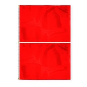 2.5'x3.3' 1ply Nylon Double Red Beach Safety Flag