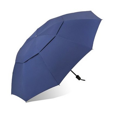 60" Arc Double Layer Golf Straight Umbrella