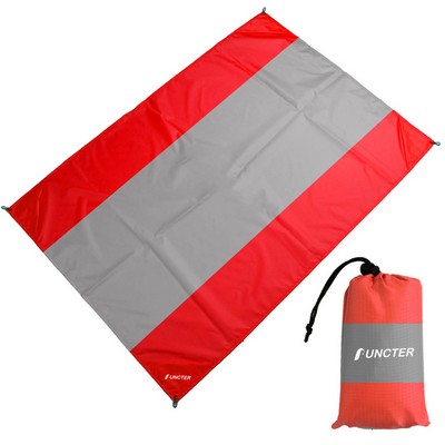 78.8 x 82.74 inch Large Sand Free Beach Mat Travel Pocket Blanket