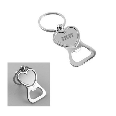 Heart shape Bottle Opener Key Ring