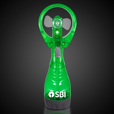 Green Water Spray Fan