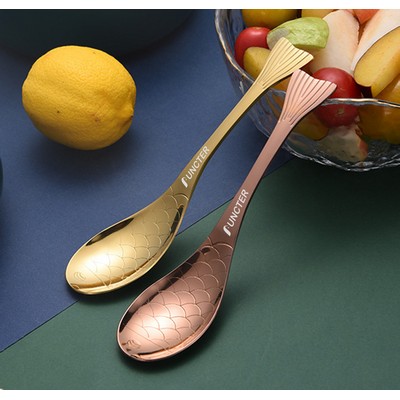 Stainless Steel Fish Spoon Soup Spoons - Size S