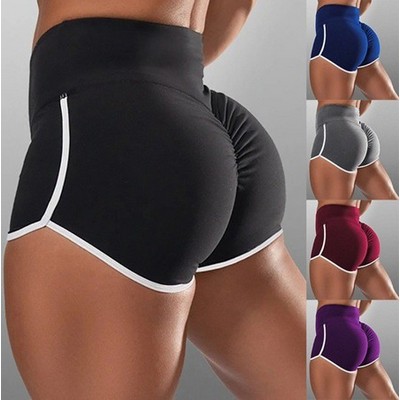 Athletic Compression Shorts with Hip Lifting