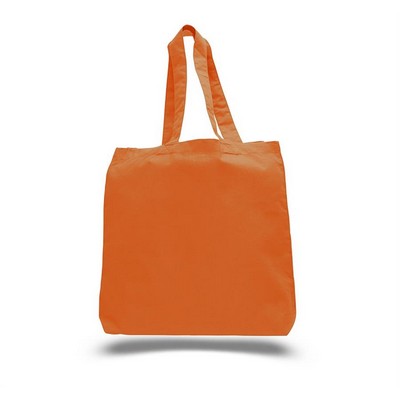 Cotton Tote Bag with Bottom Gusset