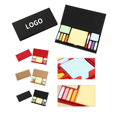 4-in-1 Sticky Note Set w/ Marker