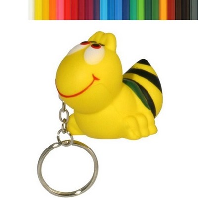 Bee Stress Ball Key Chain