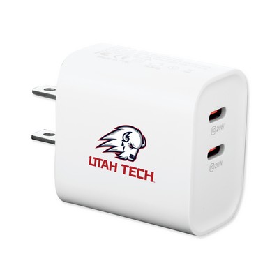 20W Dual USB-C PD Adapter