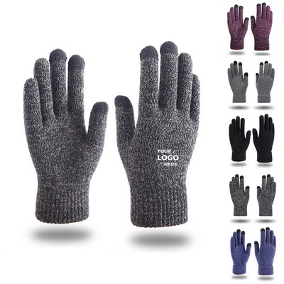 Touch Screen Thermal Warm Knit Glove