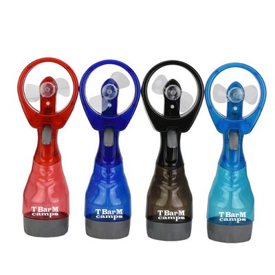 Handheld Battery Powered Water Misting Fan