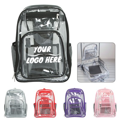 Heavy Duty Transparent Clear Backpack