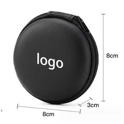 Round Headphone Case