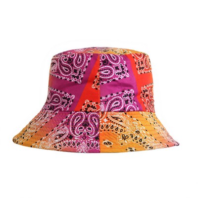 #5 Polyester Reversible Fashion Sun Hat Bucket Hat