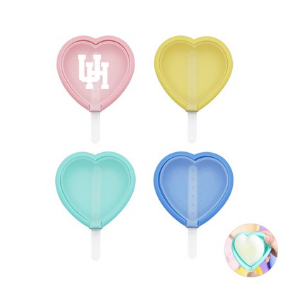 Silicone Heart Shape Popsicle Mold