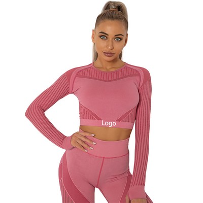 Women's Seamless Yoga Crop Top