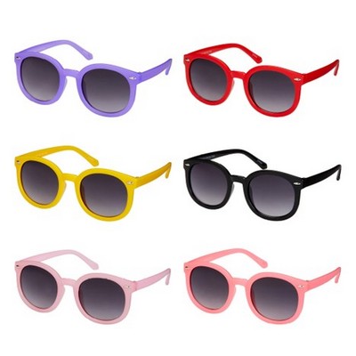 Kids Pop Color Roundies Sunglasses