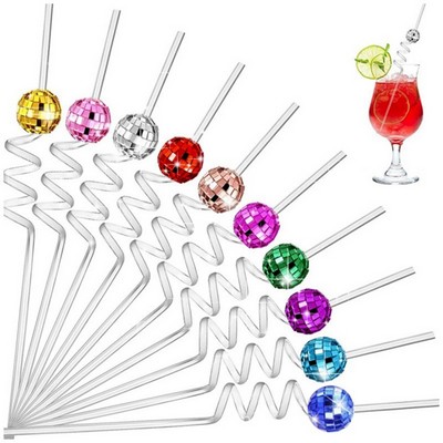 Disco Ball Straw