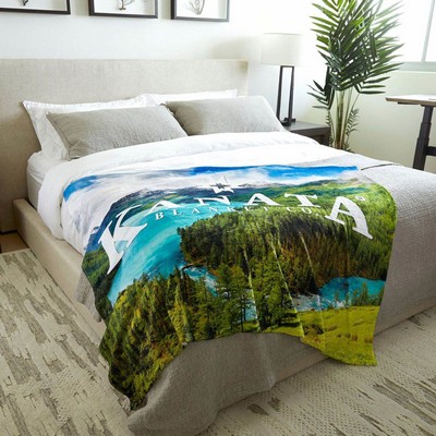 30" x 40" Sublimation Epicolor Plush Throw Blanket