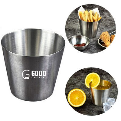 Stainless Steel French Fry Cup