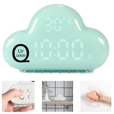 Cloud Perpetual Calendar Electronic Wall Clock