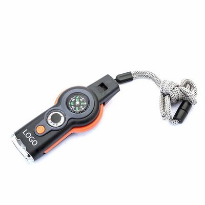 ABS 7-in-1 Multi-Function Emergency Survival Whistle