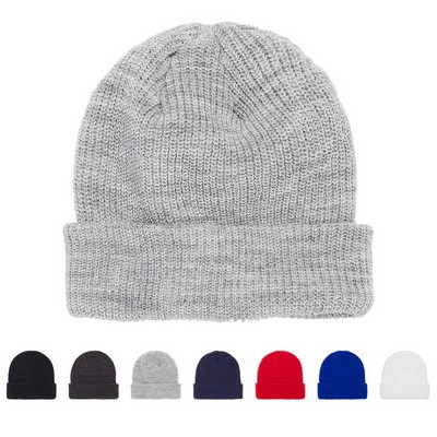 YP Classic® Yupoong Ribbed Cuffed Knit Beanie