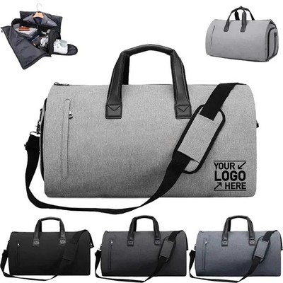 Foldable Travel Garment Duffel Bag with Shoulder Strap