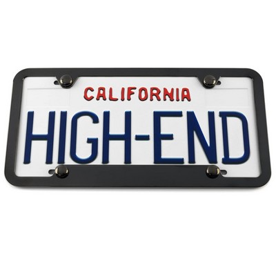 Black License Plate Holder