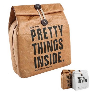 Reusable Tyvek Insulated Paper Bag