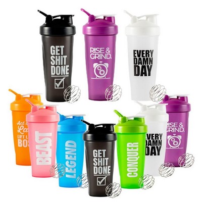 24 Oz. Plastic Shaker Bottle Cup