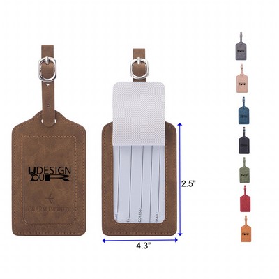 Travel Accessories Baggage Labels Luggage Suitcase Identifier Id Tag with Adjustable Strap