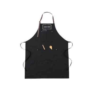 Canvas Apron w/ 4 Front Pockets