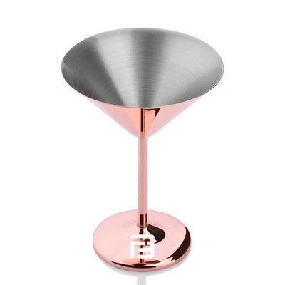 Elegant Stainless Steel Champagne Flutes