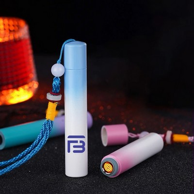 Inductive USB Charging Windproof Lighter