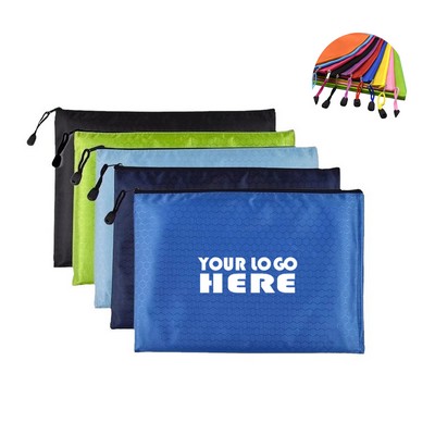 Waterproof Zipper Documents Pouch