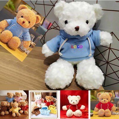 11.8 Inch Teddy Bear Plush Toy Sweatshirt