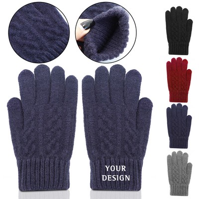 Touchscreen Winter Knit Gloves