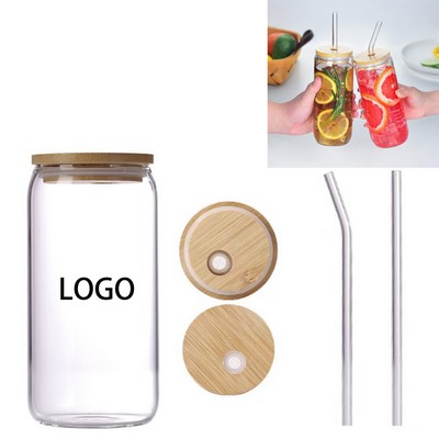 Drinking Glasses With Bamboo Lids