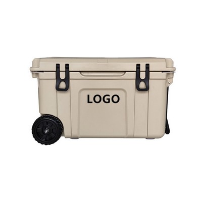 Custom 58QT Hard Rolling Cooler and Ice Box