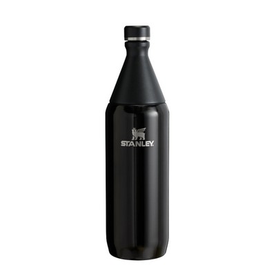 Stanley Drinkware All Day Slim Bottle, 34oz, Black