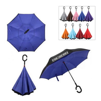 Arc Reversible Umbrella w/C Handle