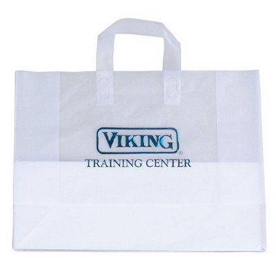 Frosty Clear Shopping Bag (16"x6"x12")