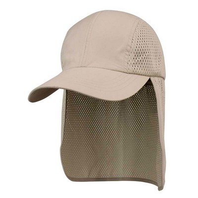 Juniper Microfiber Cap w/ Mesh Flap